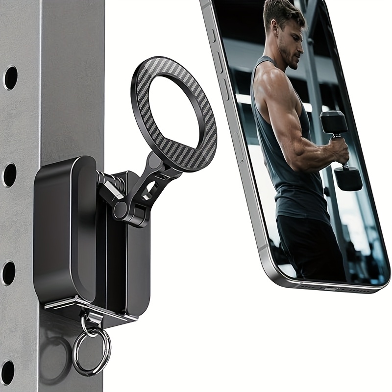 Home Gym Used - Drie-in-één magnetische telefoonhouder, geschikt voor sportschool,
