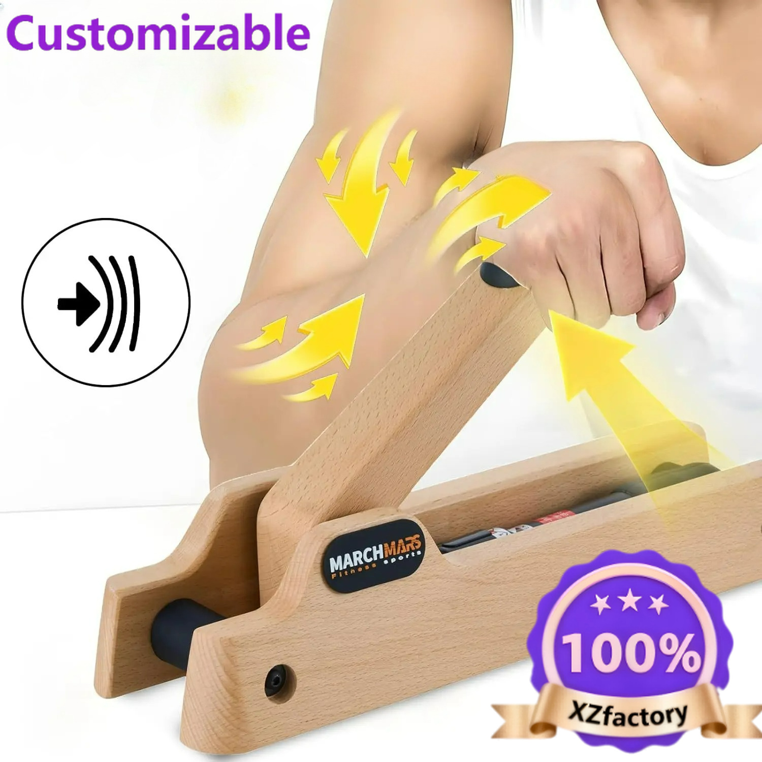 Home Gym Equipment Diy - Fabrieksdirect 2026 Houten Armworsteltrainer Biceps Grip
