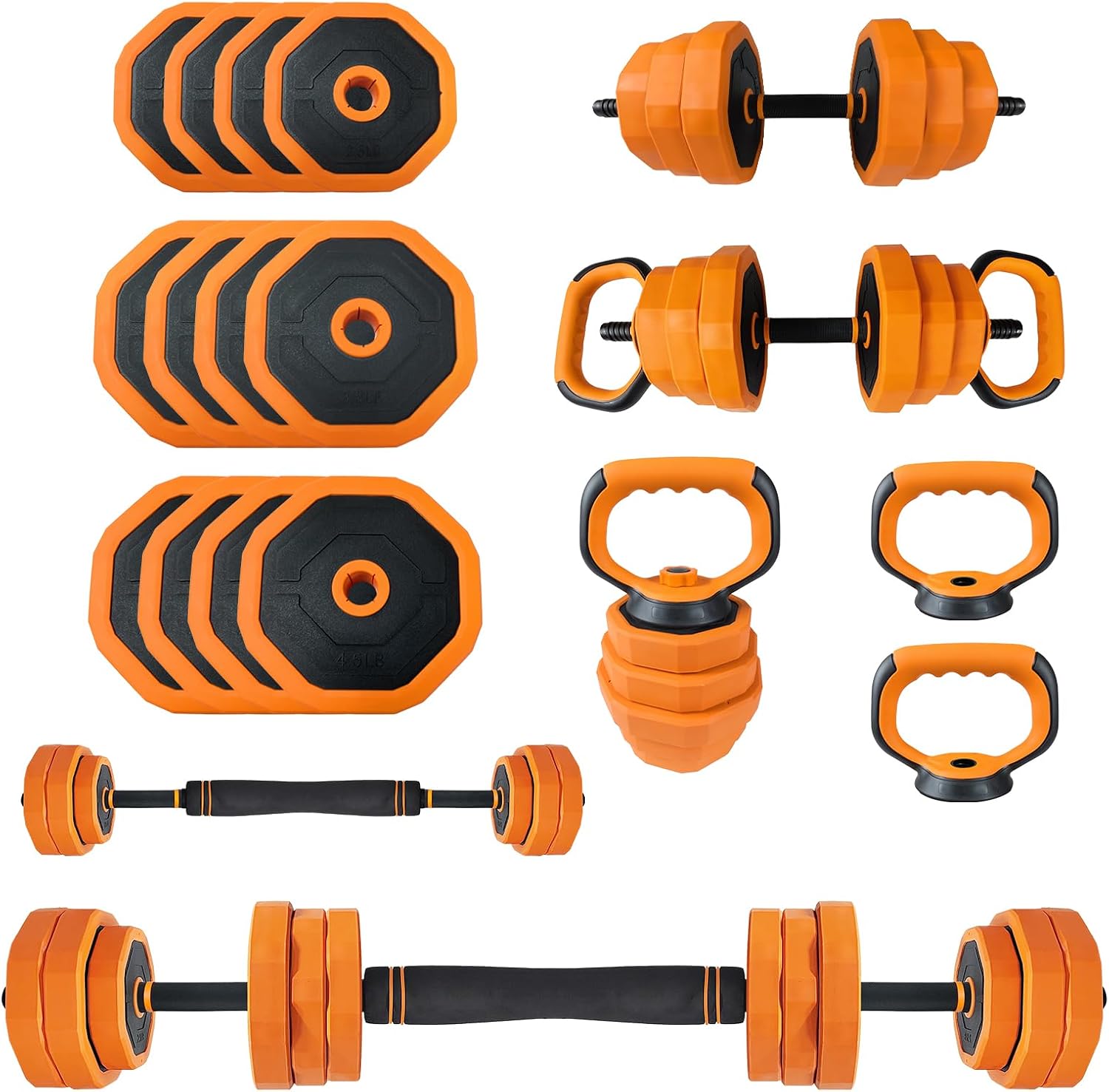 Home Gym Used - 4-in-1 verstelbare dumbbellset, gewichtenset te gebruiken
