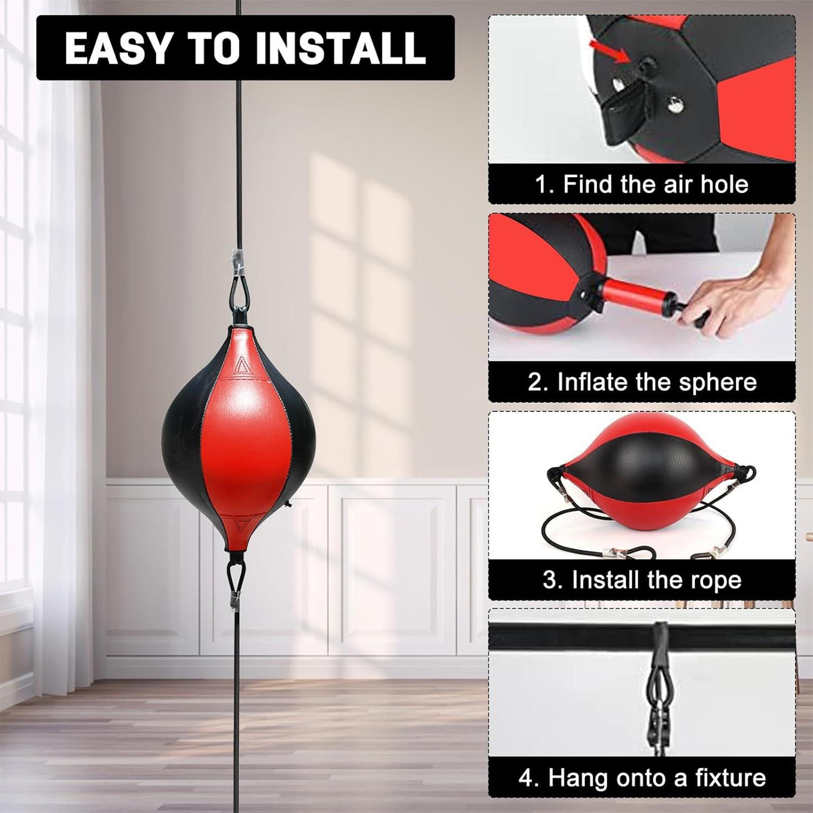Dubbele eindzak Draagbare boks - Boxing Bag Stand recensie en prijs
