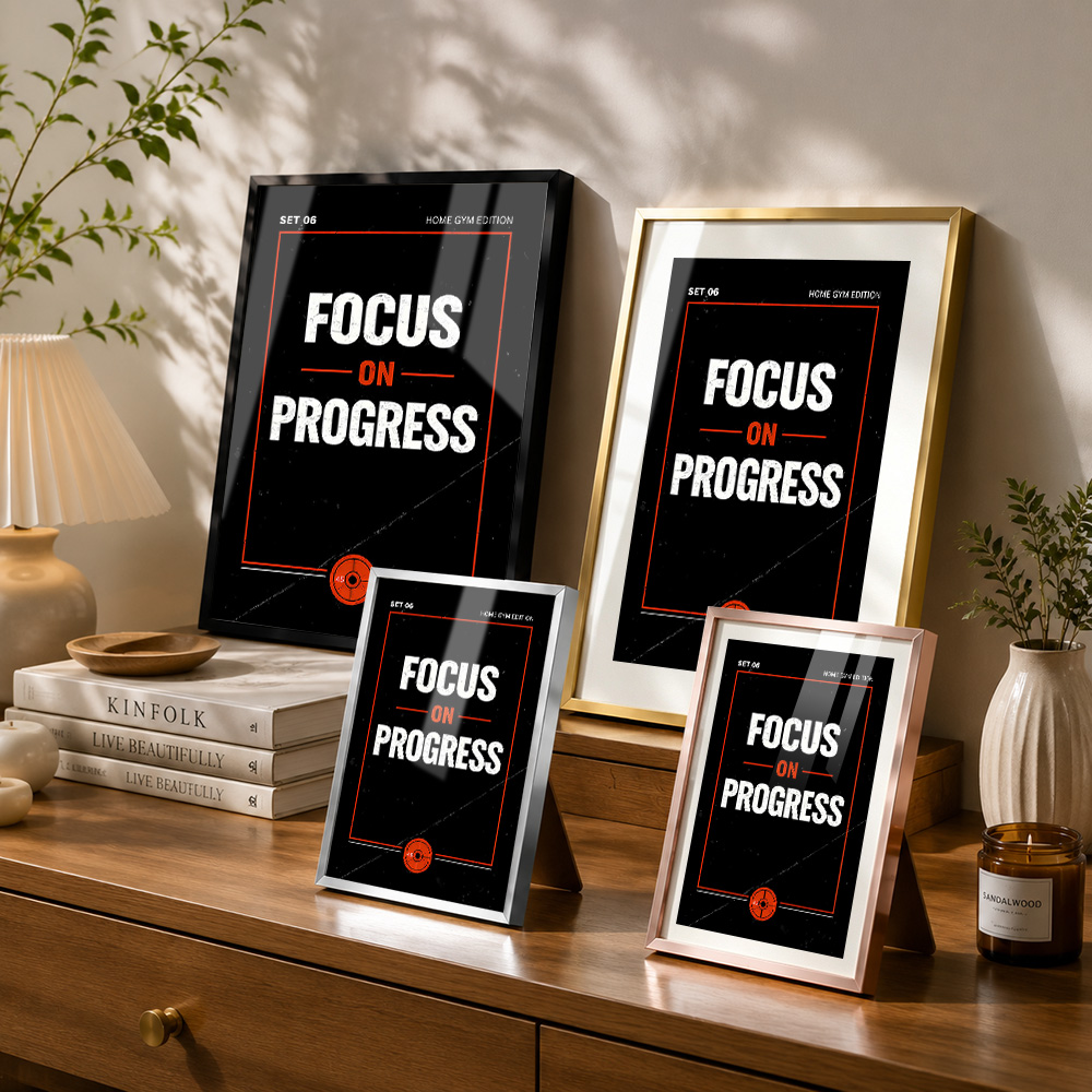 Focus op vooruitgang Gym Motiv - Home Gym On Wall recensie en prijs