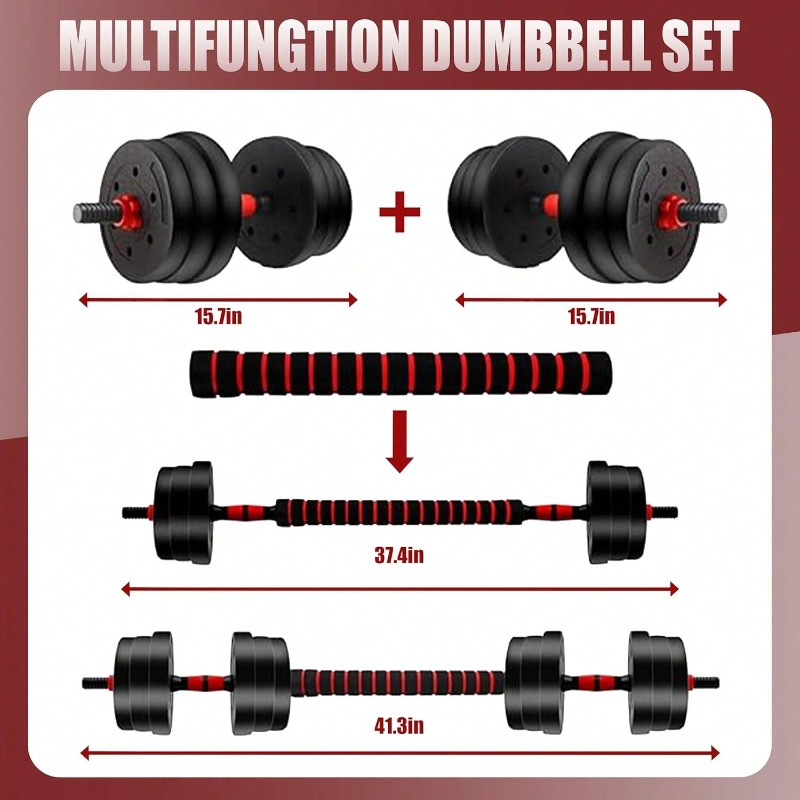 Verstelbare dumbbellset, 44 lb - Home Gym Used recensie en prijs