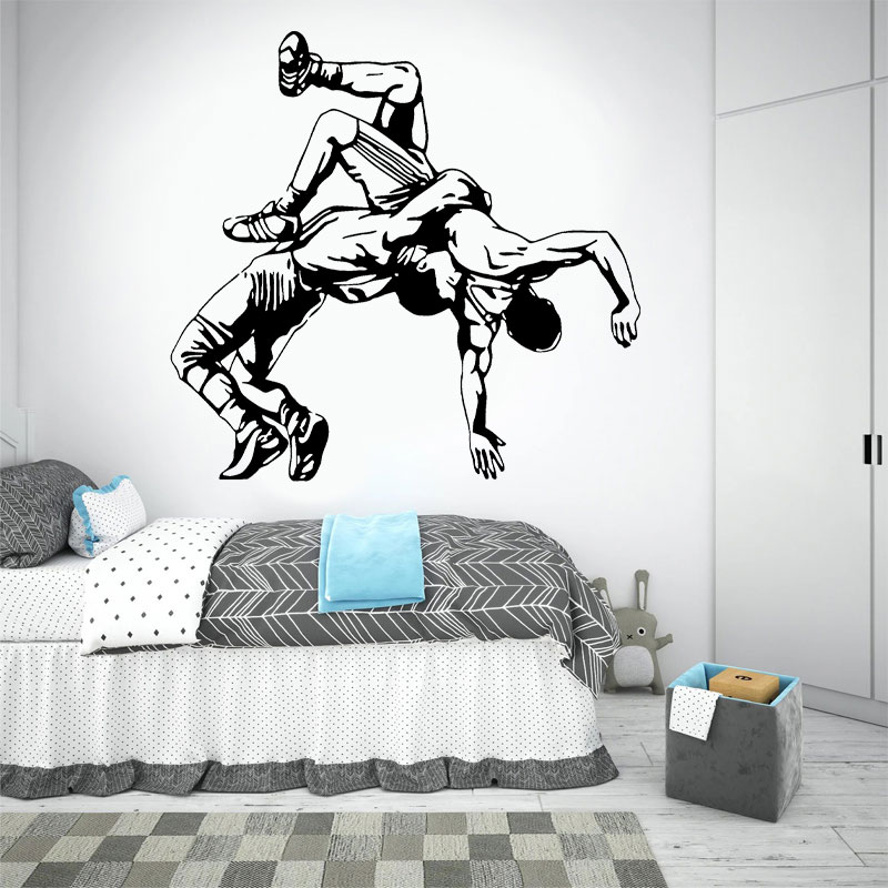 Worstelen Gooi Muurstickers Vi - Home Gym On Wall recensie en prijs