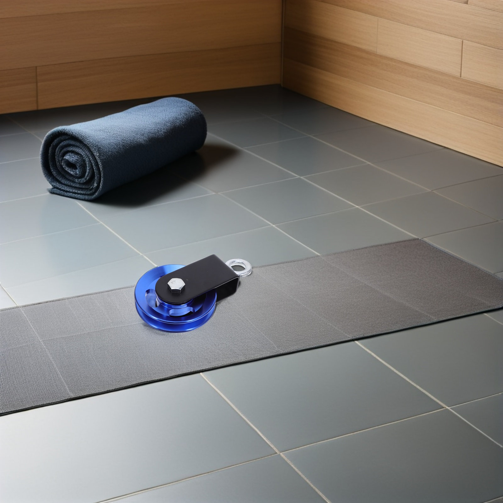 Blauwe aluminium kabelkatrol m - Home Gym Equipment Diy recensie en prijs