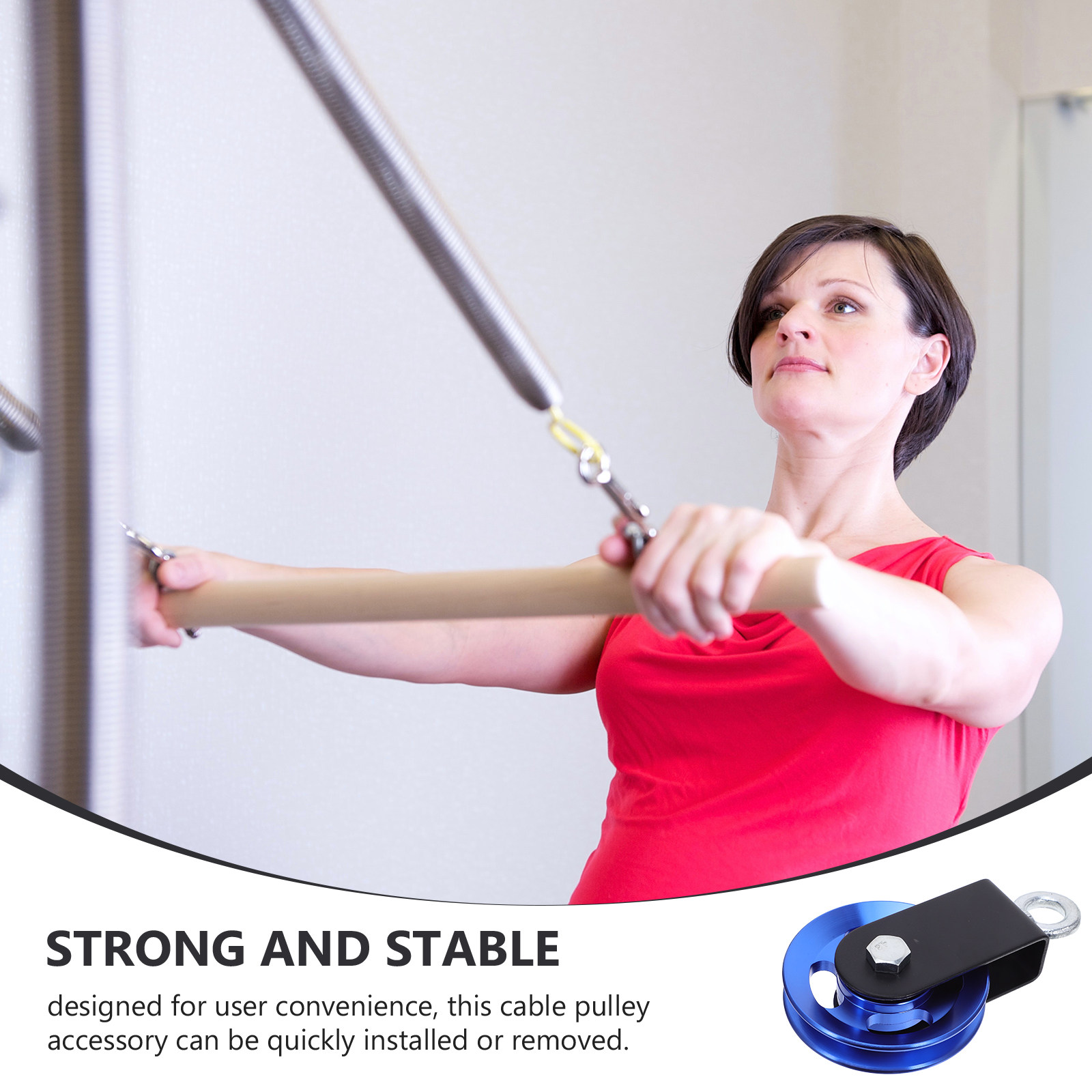 Blauwe aluminium kabelkatrol m - Home Gym Equipment Diy recensie en prijs