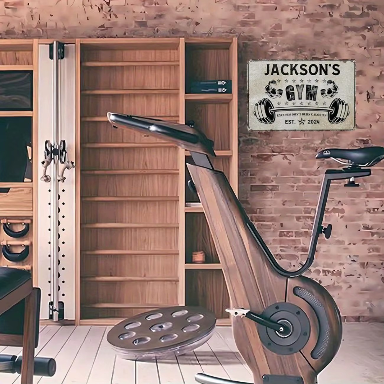 Gym gepersonaliseerd metalen b - Home Gym Custom recensie en prijs