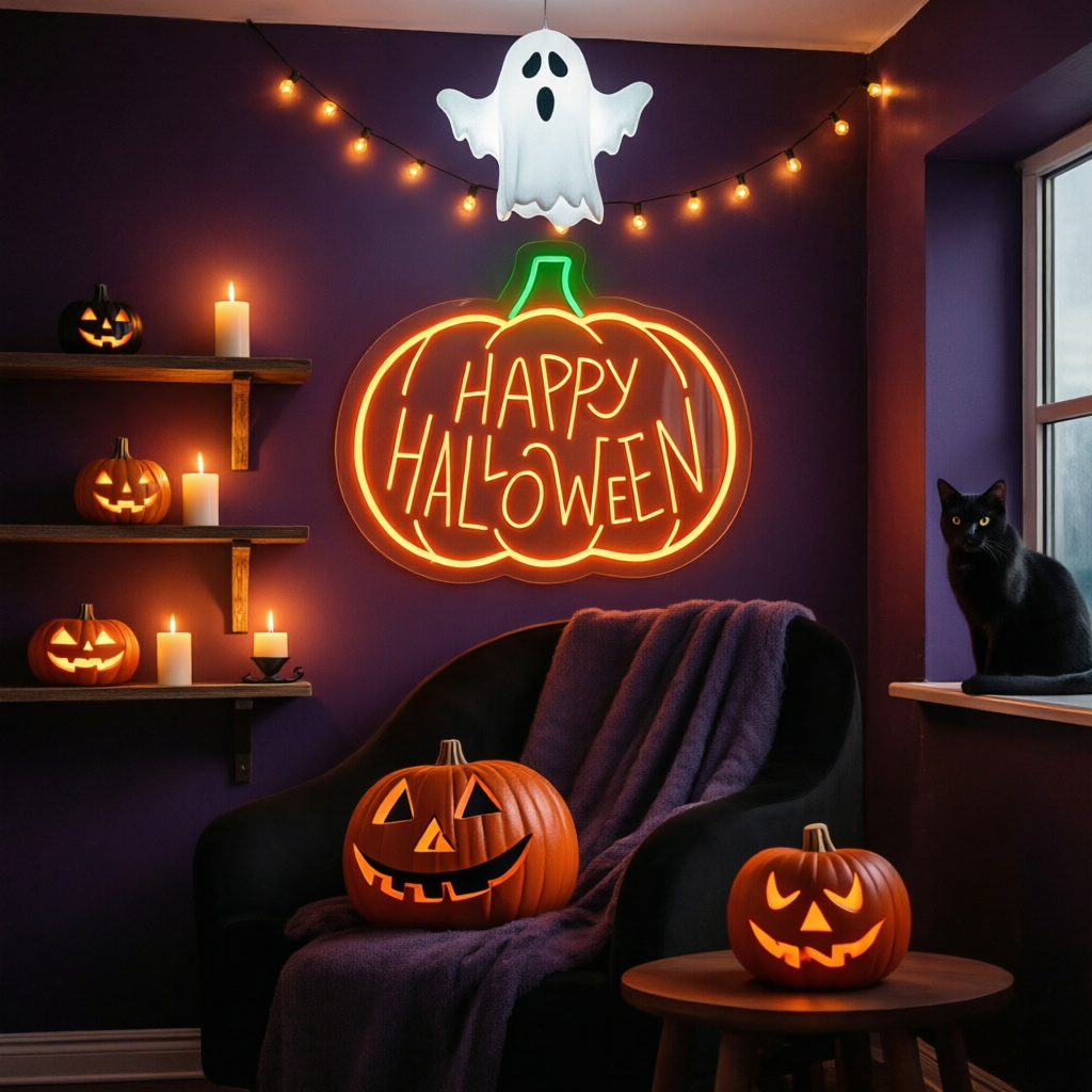 Halloween Neonbord Op Maat Gem - Home Gym Custom recensie en prijs
