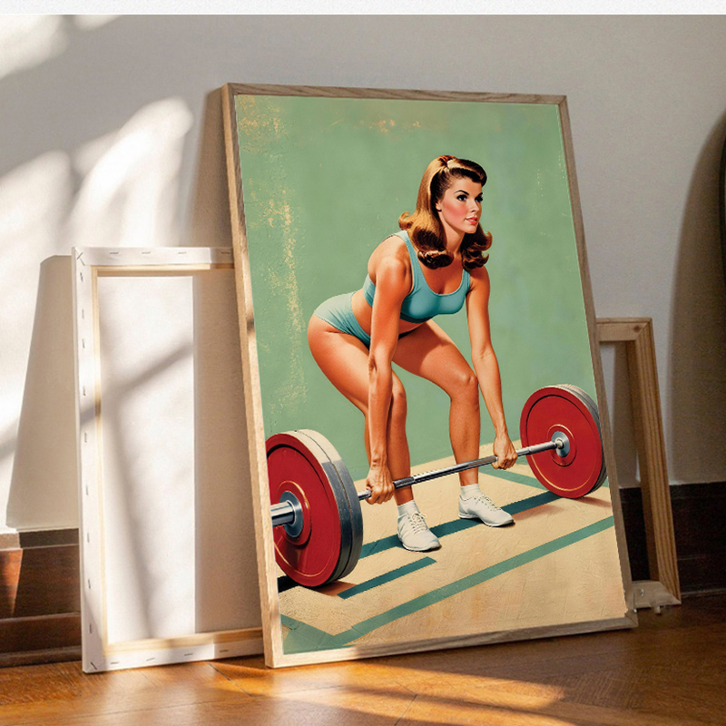 Poster en print canvas schilde - Home Gym On Wall recensie en prijs