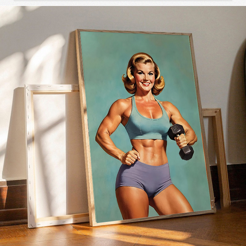 Poster en print canvas schilde - Home Gym On Wall recensie en prijs
