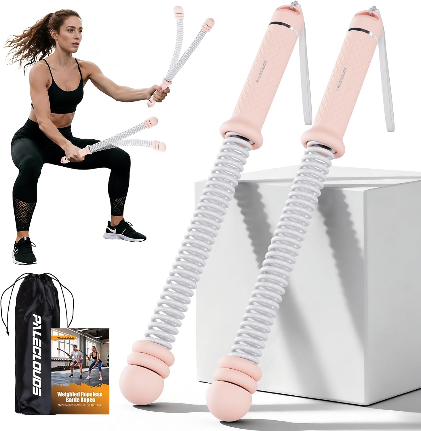 Draagbare touwloze battle rope - Home Gym Weights recensie en prijs