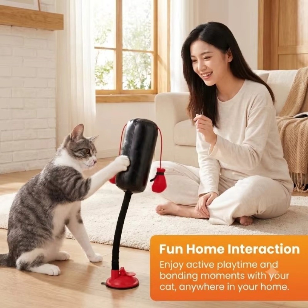 Zuignapbasis Kattenboksspeelgo - Boxing Bag Stand recensie en prijs
