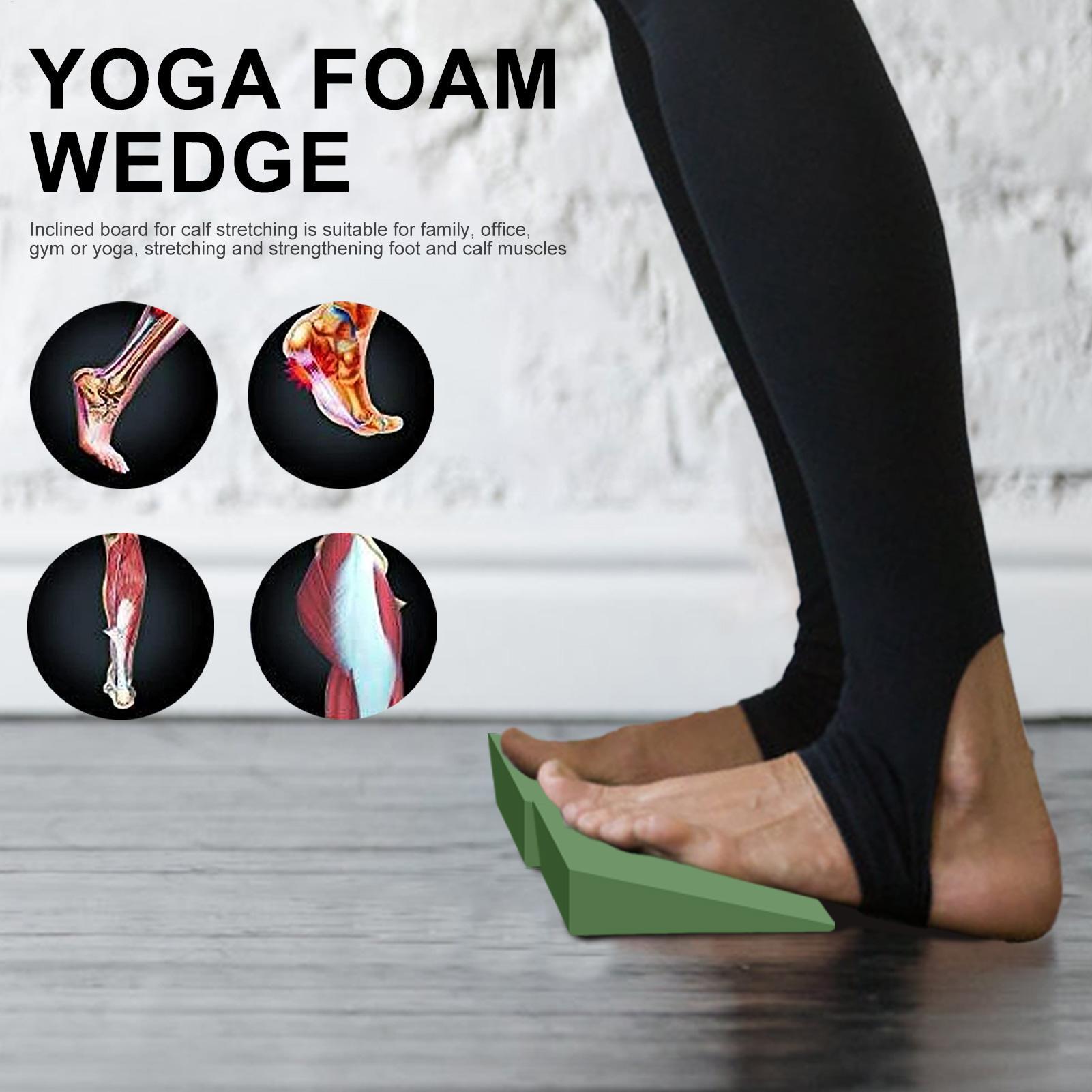 1Pairs Yoga Wedge Blokken EVA  - Seated Calf Raise recensie en prijs