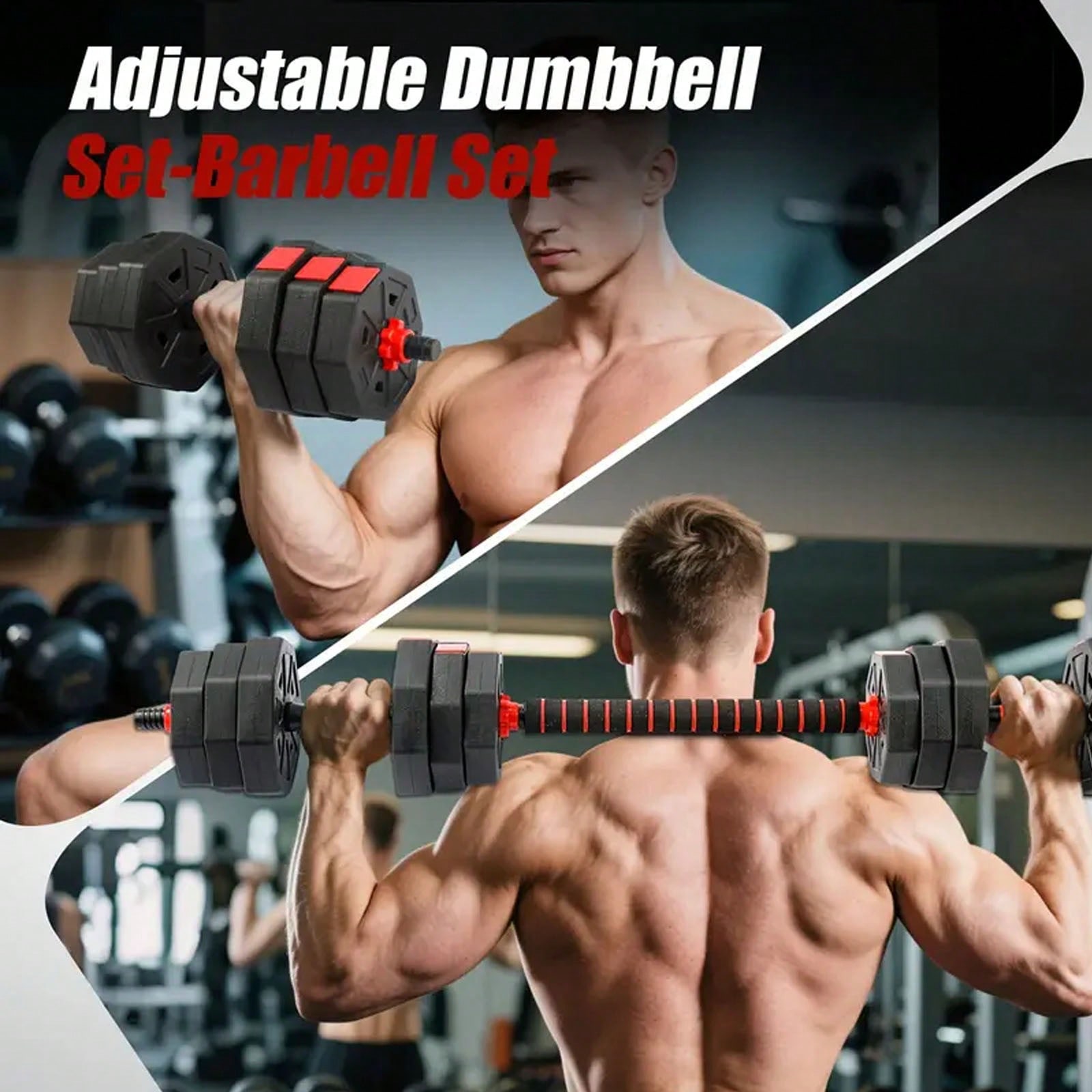 44lbs vrije gewichten set met  - Home Gym Used recensie en prijs