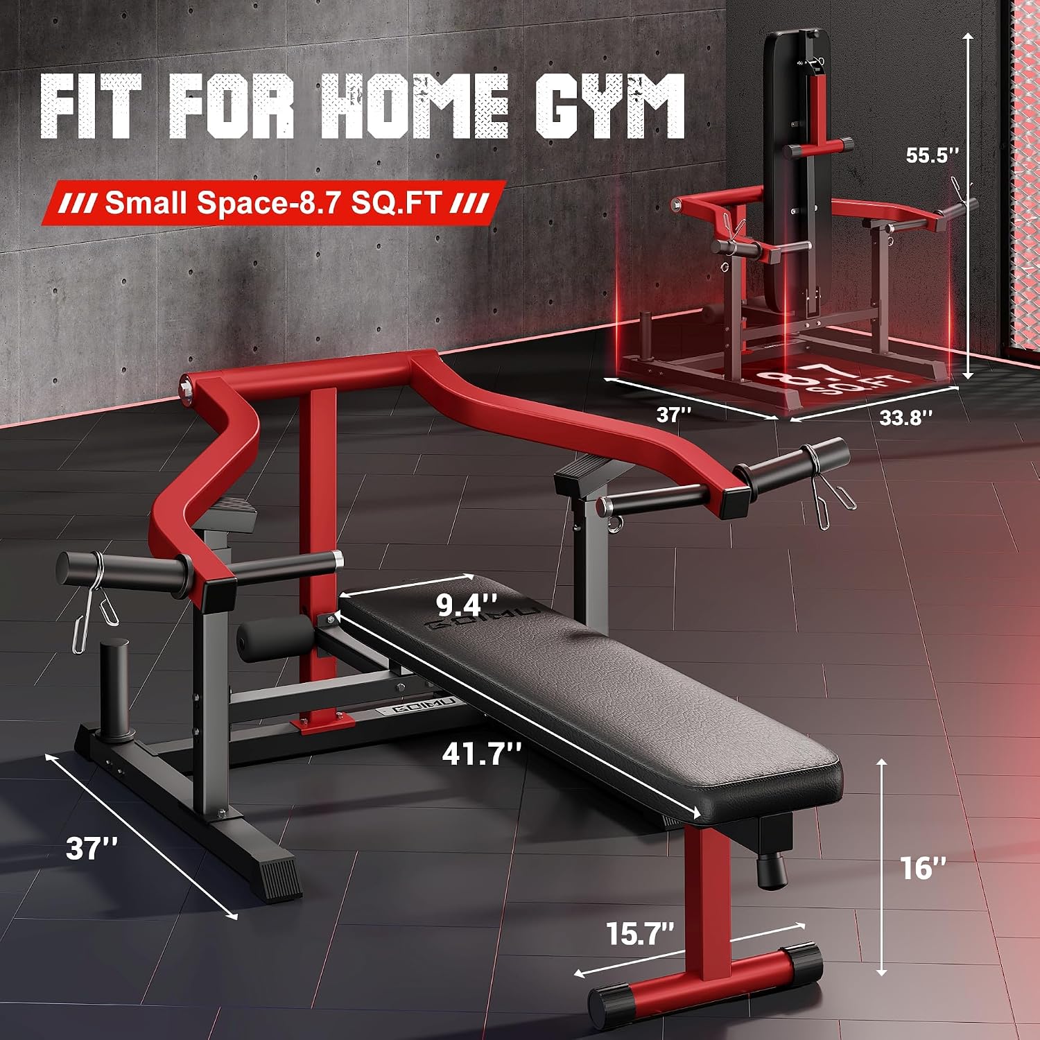 Borstpersmachine met samenkome - Home Gym Custom recensie en prijs