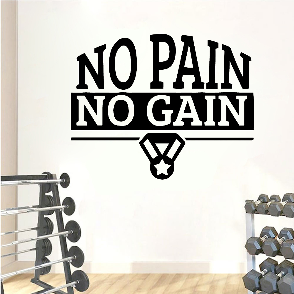 Gym muurstickers citaten geen  - Home Gym Quotes recensie en prijs
