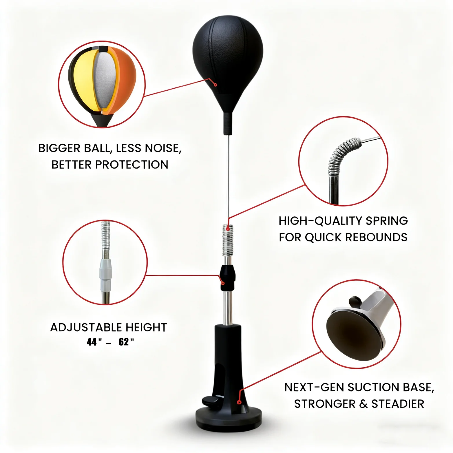 Nieuwe premium bokszak, Cobra  - Boxing Bag Stand recensie en prijs