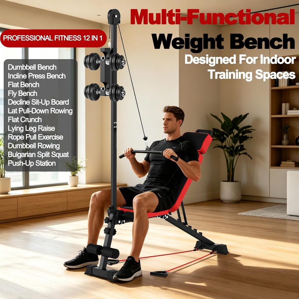 Multifunctionele gewichtsbank  - Home Gym Weights recensie en prijs