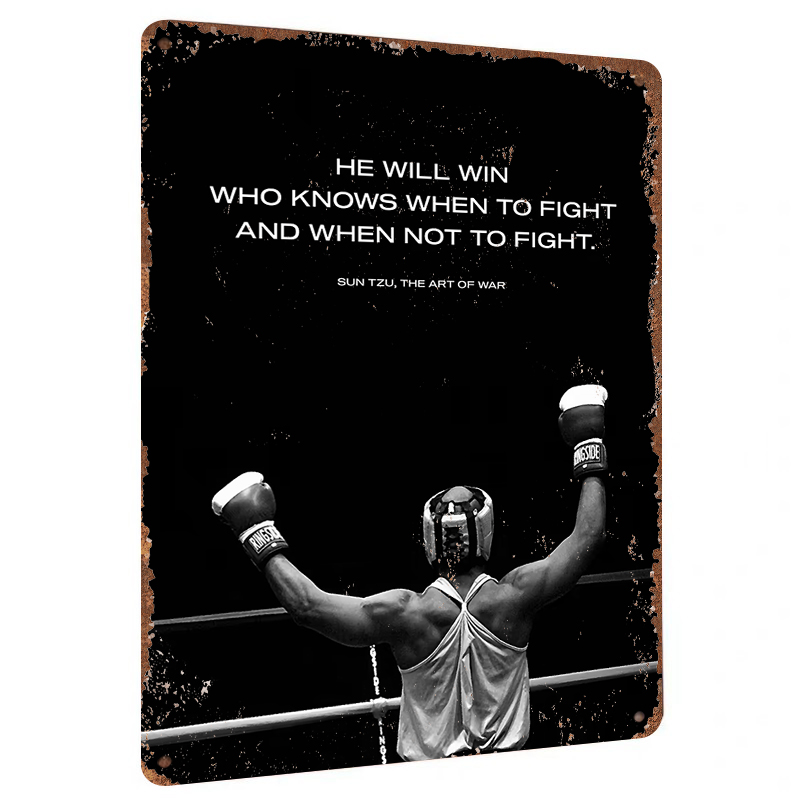 Sun Tzu Quote Boksen Thema Met - Home Gym Quotes recensie en prijs
