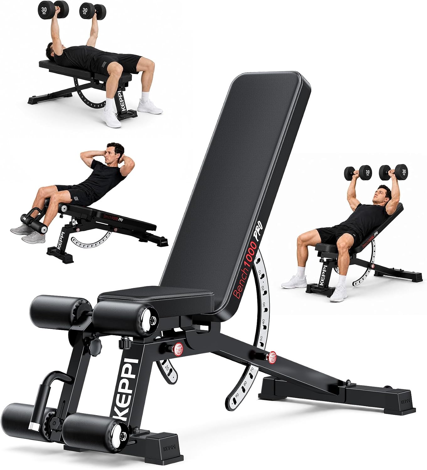 Verstelbare gewichtsbank 1200L - Home Gym Weights recensie en prijs