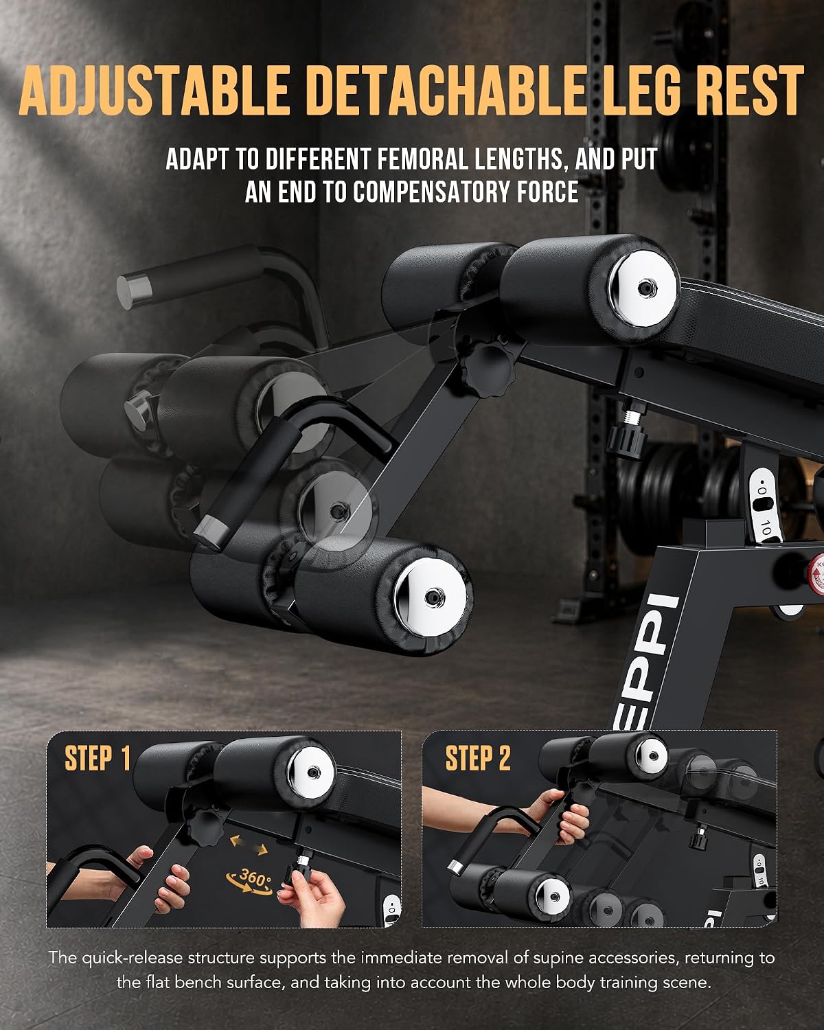 Verstelbare gewichtsbank 1200L - Home Gym Weights recensie en prijs