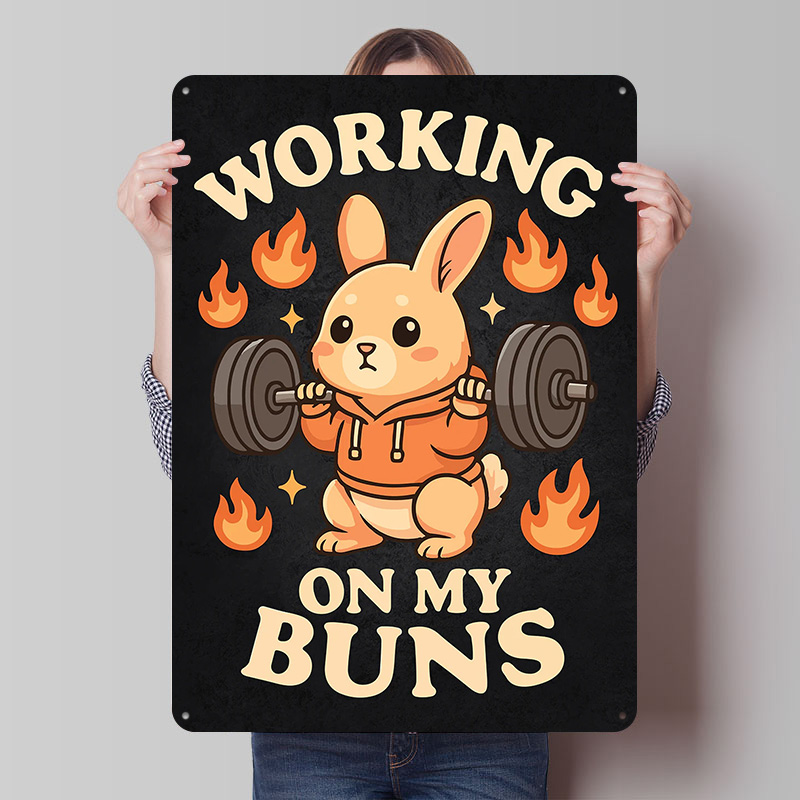 Working On My Buns – Leuke Gym - Home Gym On Wall recensie en prijs