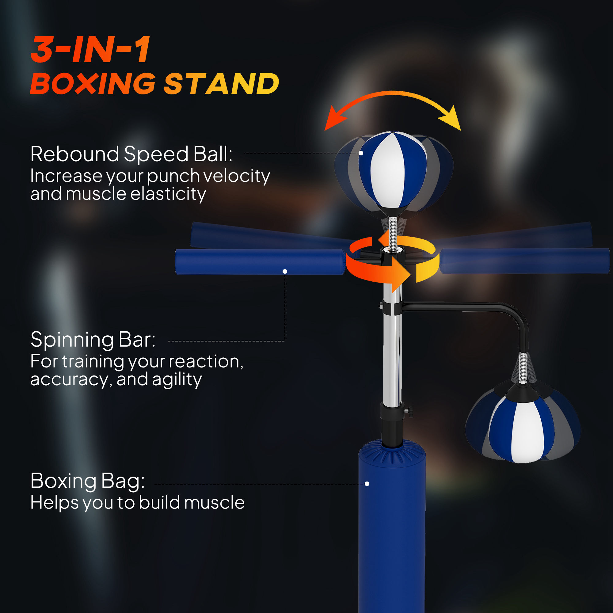 4.6-6.7 Snelheidsbokszak, Refl - Boxing Bag Stand recensie en prijs