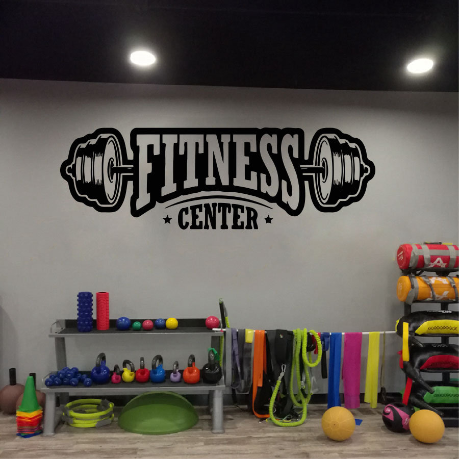 Gym vinyl decor muurtattoo fit - Home Gym On Wall recensie en prijs