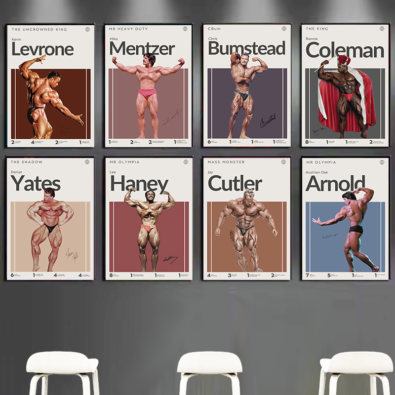 Motivatie Bodybuilder Poster B - Home Gym On Wall recensie en prijs