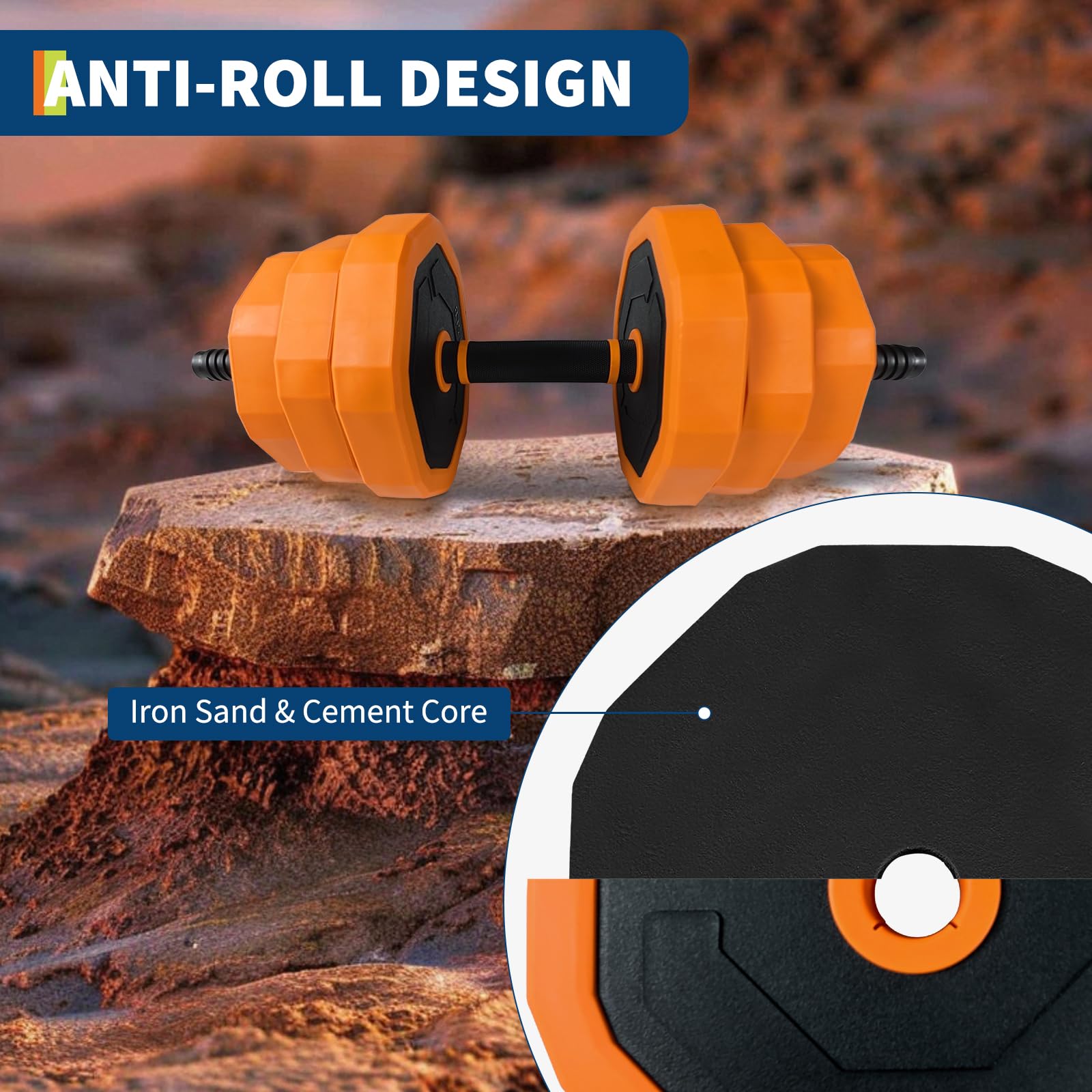 Verstelbare dumbbells, 44 lbs  - Home Gym Used recensie en prijs
