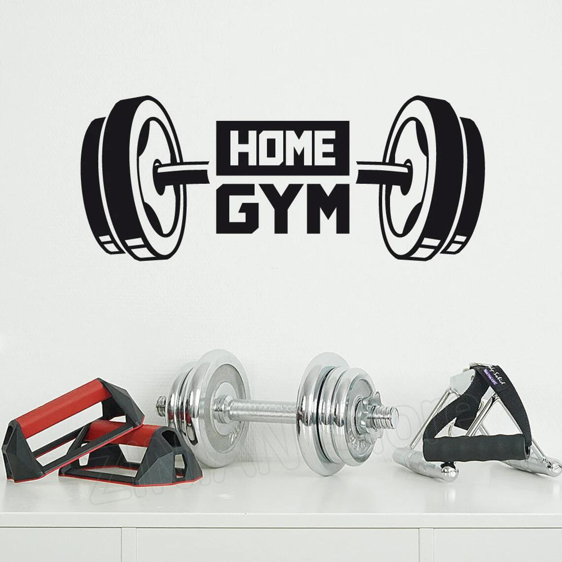 Fitness Thuis Gym Decor Muurst - Home Gym On Wall recensie en prijs